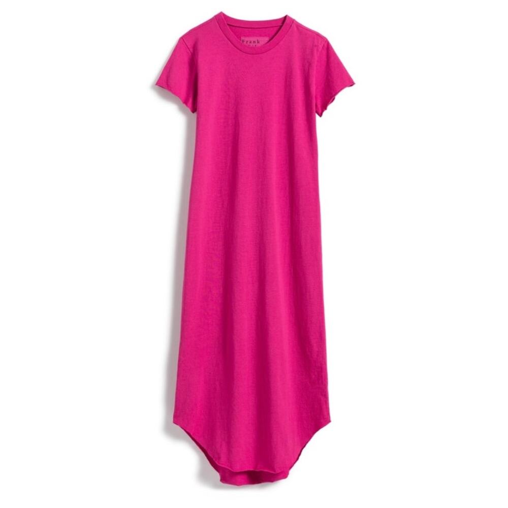 Frank & Eileen Harper Maxi‎ Tee Dress Heritage Jersey Bougainvillea XS